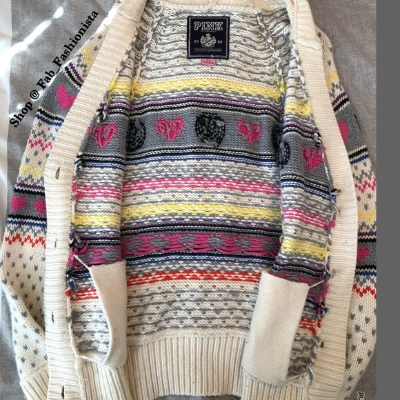 Victoria’s Secret PINK plush cardigan sweater size small - Picture 9 of 16